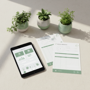Sunlight, Watering & Daily Garden Care Tracker